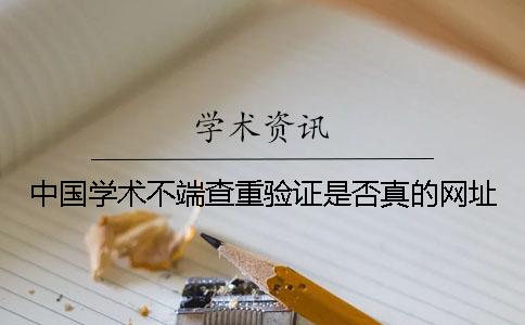 中國學術不端查重驗證是否真的網址