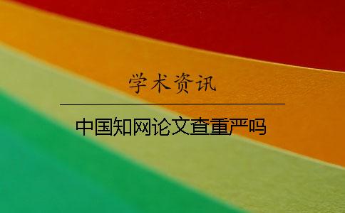 中國(guó)學(xué)術(shù)論文查重嚴(yán)嗎？