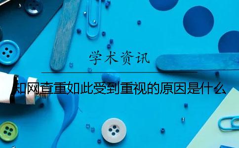 學(xué)術(shù)查重如此受到重視的原因是什么？